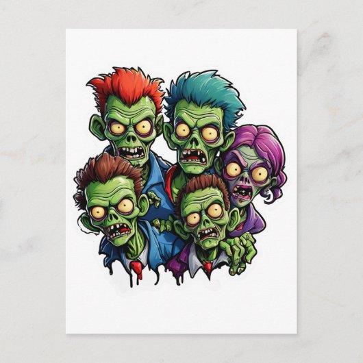 ゾンビアポカリプス ポストカード (正面)