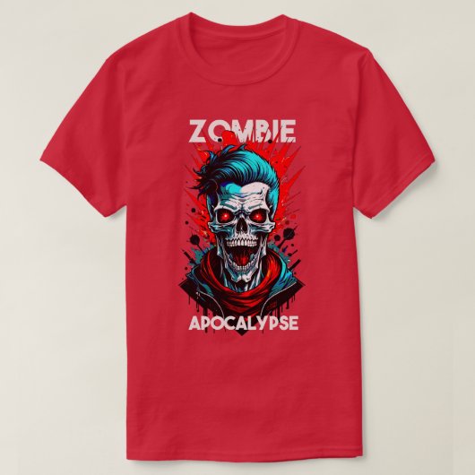ゾンビアポカリプス Tシャツ (デザイン正面)