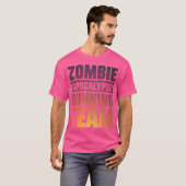 ゾンビアポカリランニングスのチーム Tシャツ (正面フル)