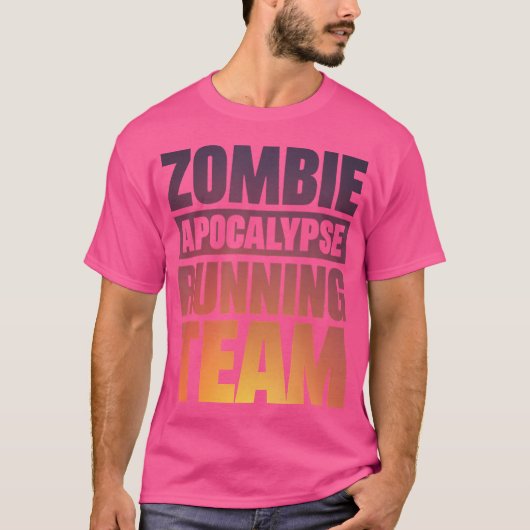 ゾンビアポカリランニングスのチーム Tシャツ (正面)