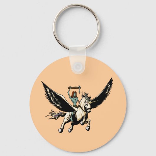 ゾンビイエズスが再び乗る キーホルダー (正面)