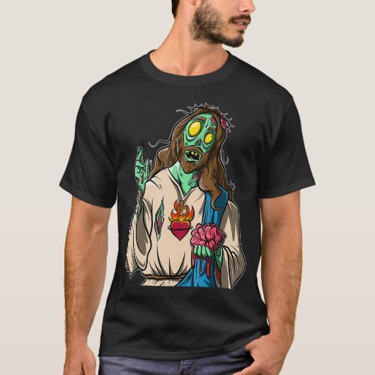 ゾンビイエズハロウィーン Tシャツ (正面)