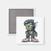 ゾンビイラストレーション(1) マグネット (正面/裏面)