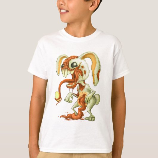 ゾンビイースターバニー Tシャツ (正面)