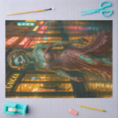 ゾンビウーマンインタタタード夕べガウン | ゴシックの 薄葉紙 (クラフト)