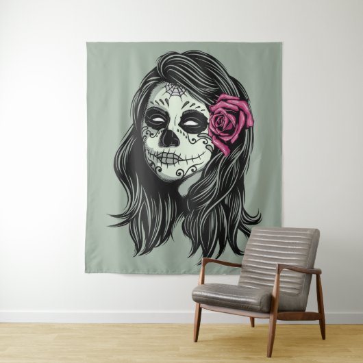 ゾンビウーマンカスタムカラタペストリー タペストリー (インサイチュ)