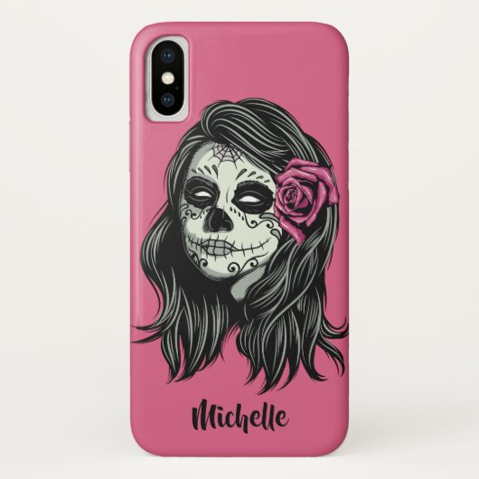 ゾンビウーマン名前をカスタムする&カラーフォンケース Case-Mate iPhoneケース (裏面)