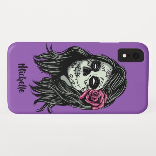 ゾンビウーマン名前をカスタムする&カラーフォンケース Case-Mate iPhoneケース (裏面(横))