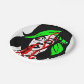 ゾンビウーマン紙プレート ペーパープレート (アングル)