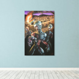 ゾンビエイリアン キャンバスプリント