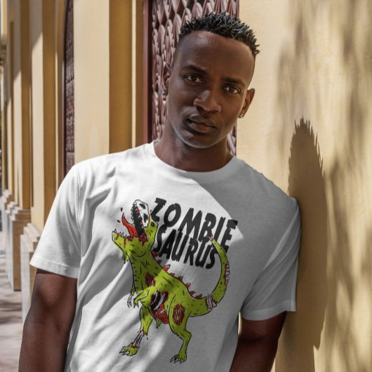 ゾンビエサウルスTシャツデザイン Tシャツ