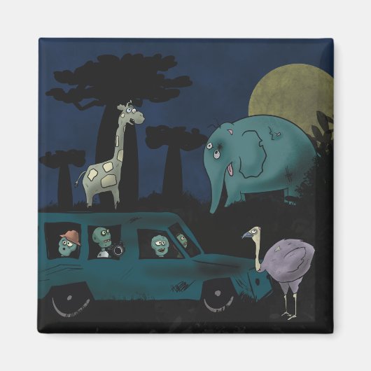 ゾンビオンサファリ マグネット (正面)