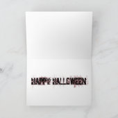 ゾンビオンザトラックハロウィンカード カード (内部)