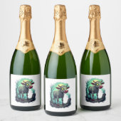 ゾンビカウアポカリプス スパークリングワインラベル (ボトル)