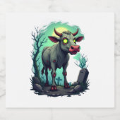 ゾンビカウアポカリプス スパークリングワインラベル (シングルラベル)