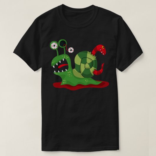 ゾンビカタツムリ Tシャツ (デザイン正面)