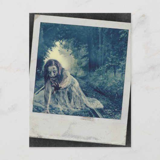 ゾンビカッコいいガール ポストカード (正面)