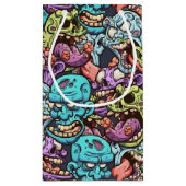 ゾンビカッコいいハローウィンパーティ スモールペーパーバッグ (裏面)