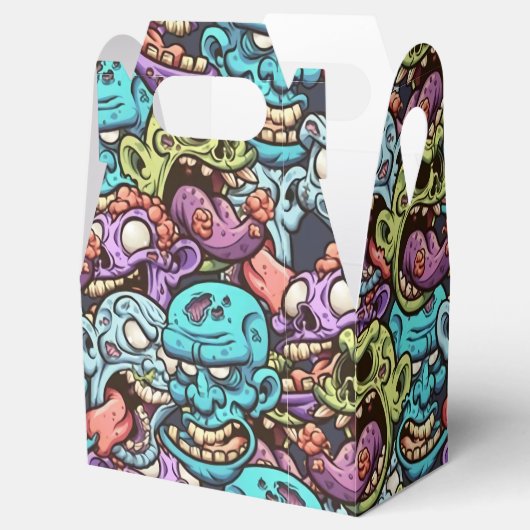 ゾンビカッコいいハローウィンパーティ フェイバーボックス (オープン)