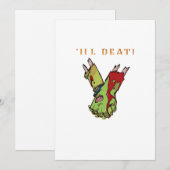 ゾンビカップル 死ぬまで愛し合おう クラシックスタイル シーズンカード (正面/裏面)