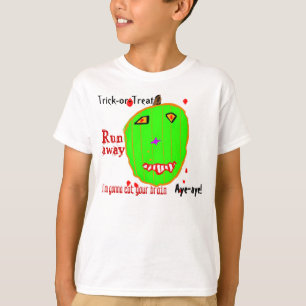 ゾンビカボチャのトリックまたは治療 Tシャツ