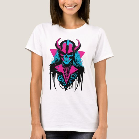 ゾンビカラフルアート Tシャツ (正面)