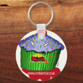 ゾンビカラーカップケーキ， www.zombiestyle.co.uk キーホルダー (正面)