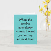 ゾンビカード カード (黄色い花)