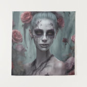ゾンビガールインザバラ タペストリー (正面)
