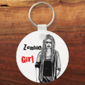 ゾンビガールキーチェーン キーホルダー (正面)