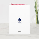 ゾンビガールホラーおもしろいスタイルバレンタインデー カード (裏面)