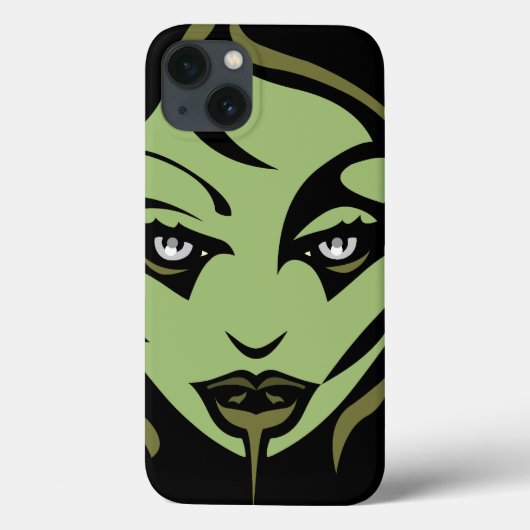 ゾンビガールiPadケースカッコいいゾンビガールiPad Case-Mate iPhoneケース (裏面)