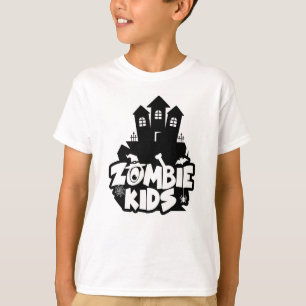 ゾンビキッズハ幽霊のよく出るウス Tシャツ