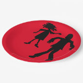 ゾンビキッズパーティー紙プレート ペーパープレート (アングル)