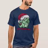 ゾンビキャピバラクリスマス Tシャツ (正面)