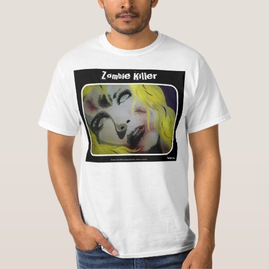 「ゾンビキラー」の価値ワイシャツ Tシャツ (正面)