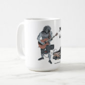 ゾンビギターミュージシャンコーヒーマグ コーヒーマグカップ (正面左)
