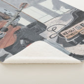 ゾンビギターミュージシャンファンタジーアートシェルパブランケット シェルパブランケット (3/4)