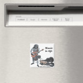 ゾンビギターミュージシャンライフマグネット マグネット (インサイチュ (食洗機))