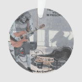 ゾンビギターミュージックファンタジーアートアクリルオーナメント オーナメント (正面)