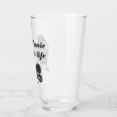 ゾンビギターロックミュージシャンファンタジーアートガラスカップ タンブラーグラス (左)