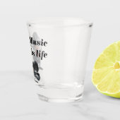 ゾンビギターロックミュージシャンファンタジーアートショットグラス ショットグラス (右)