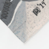 ゾンビギター通りミュージシャンファンタジーアートブランケット フリースブランケット (角)