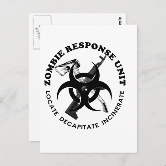 ゾンビギフトレスポンスチームギフトカスタマイズ ポストカード (正面/裏面)
