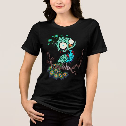 ゾンビクジャク トライブレンドTシャツ (正面)