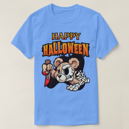 ゾンビクマ ハロウィン Tシャツ (デザイン正面)