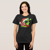 ゾンビクリスマスカタツムリ トライブレンドＴシャツ (正面全面)