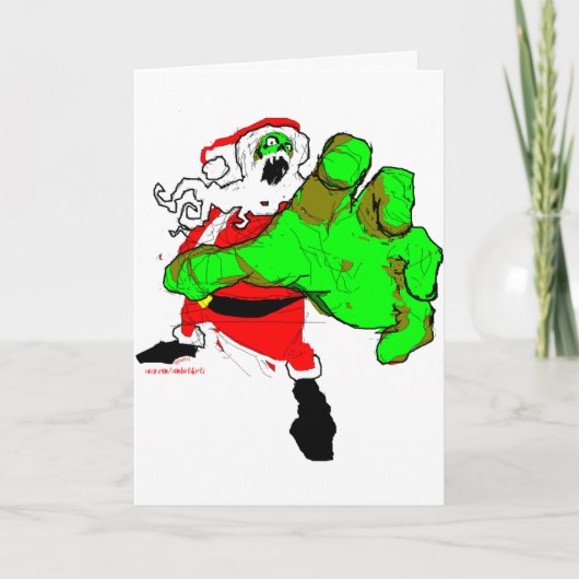 ゾンビクリスマスカード シーズンカード (正面)