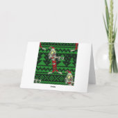 ゾンビクリスマスサンタ シーズンカード (裏面)