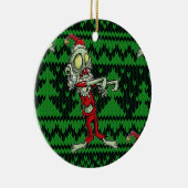 ゾンビクリスマスサンタ セラミックオーナメント (右)
